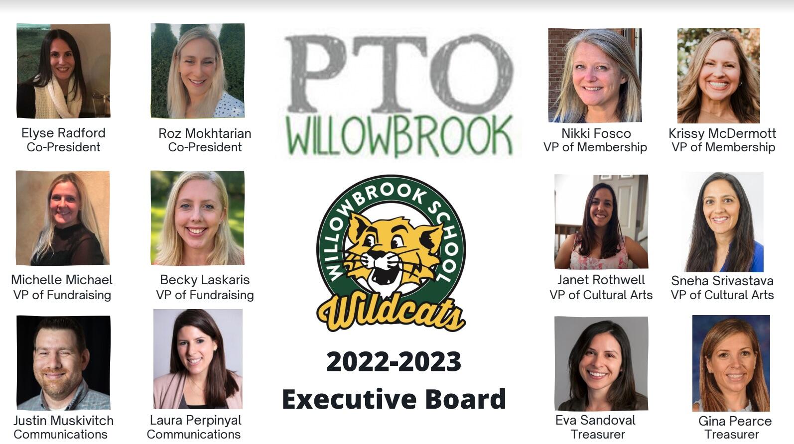 2022-2023 Executive PTO Board Members